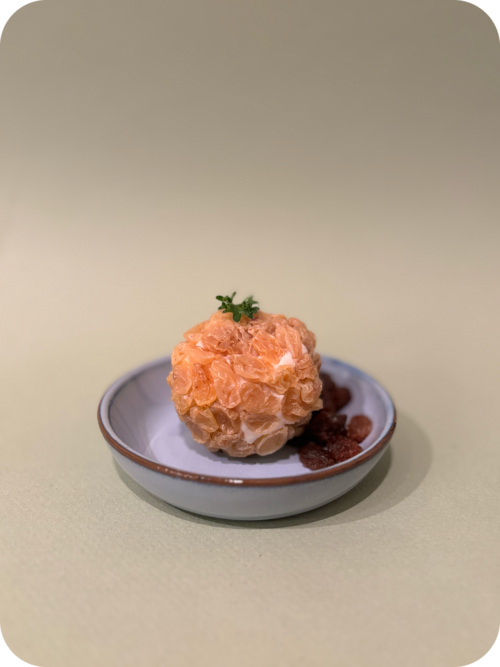 Fromage chèvre aux raisins secs