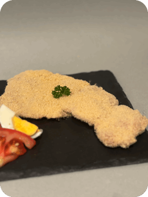 Escalope de veau panée