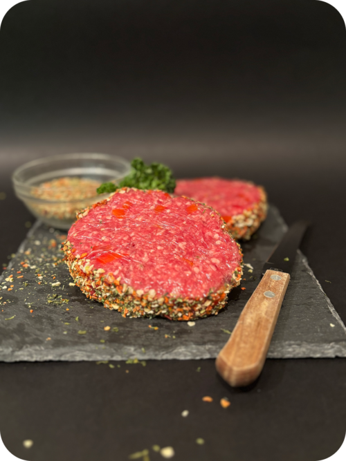 Steak haché provençale