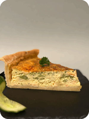 Quiche saumon brocolis
