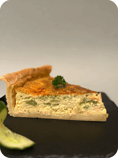 Quiche saumon brocolis