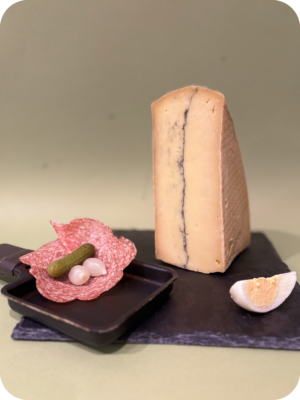 Fromage à raclette cendré