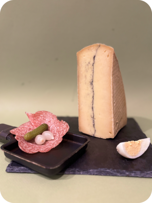 Fromage à raclette cendré