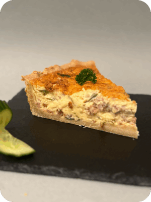 Quiche Jambon poireaux