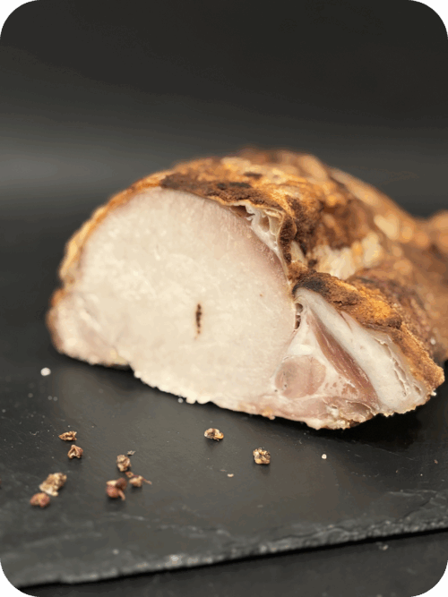 Rôti de porc cuit