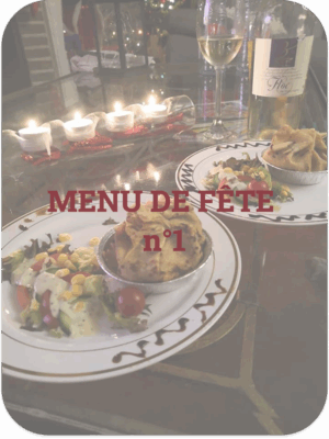 Menu de fête 1