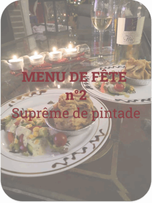 Menu de fête 2